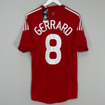 Shop 2008/10 LIVERPOOL GERRARD #8 *BNWT* HOME SHIRT (M) ADIDAS, classic football shirts, vintage football shirts & retro soccer jerseys at Cult Kits