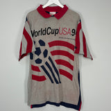 Shop 1994 USA WORLD CUP T-SHIRT (M) ADIDAS, classic football shirts, vintage football shirts & retro soccer jerseys at Cult Kits