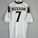 2000/01 MANCHESTER UNITED BECKHAM #7 AWAY SHIRT (XXL) UMBRO