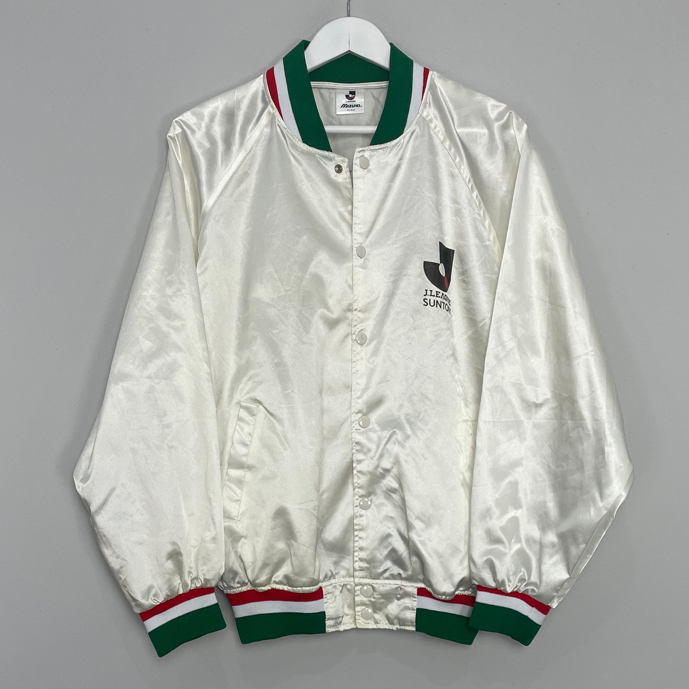 Shop 1993/95 J LEAGUE SUNTORY ANTHEM JACKET (M) MIZUNO, classic football shirts, vintage football shirts & retro soccer jerseys at Cult Kits