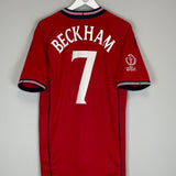 2002/04 ENGLAND BECKHAM #7 AWAY SHIRT (L) UMBRO