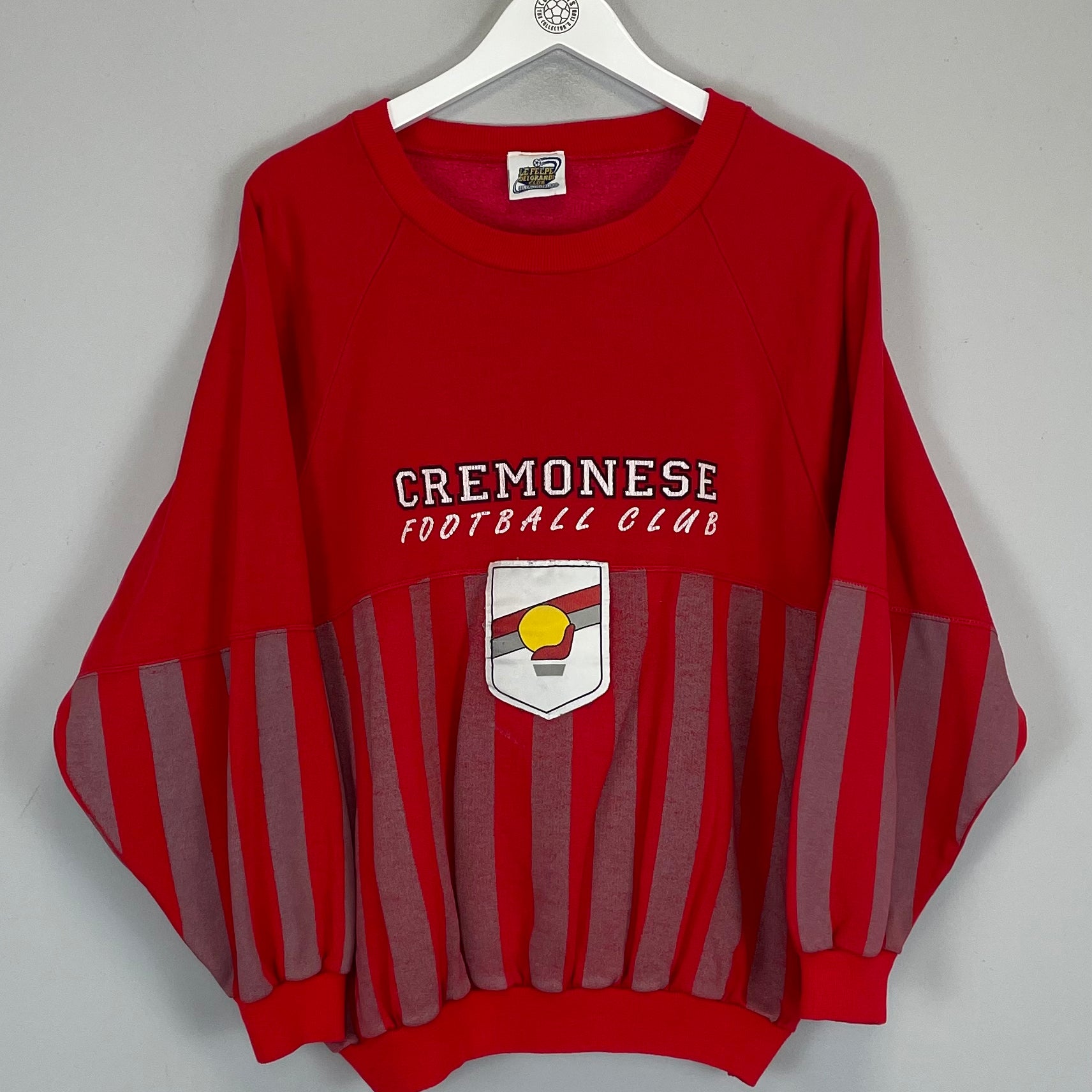 Shop 1990/91 CREMONESE JUMPER (L) LE FELPE DEI GRANE, classic football shirts, vintage football shirts & retro soccer jerseys at Cult Kits