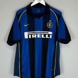 2001/02 INTER MILAN RONALDO #9 HOME SHIRT (L) NIKE