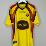 2001 SC BARCELONA HOME SHIRT (L) MARATHON