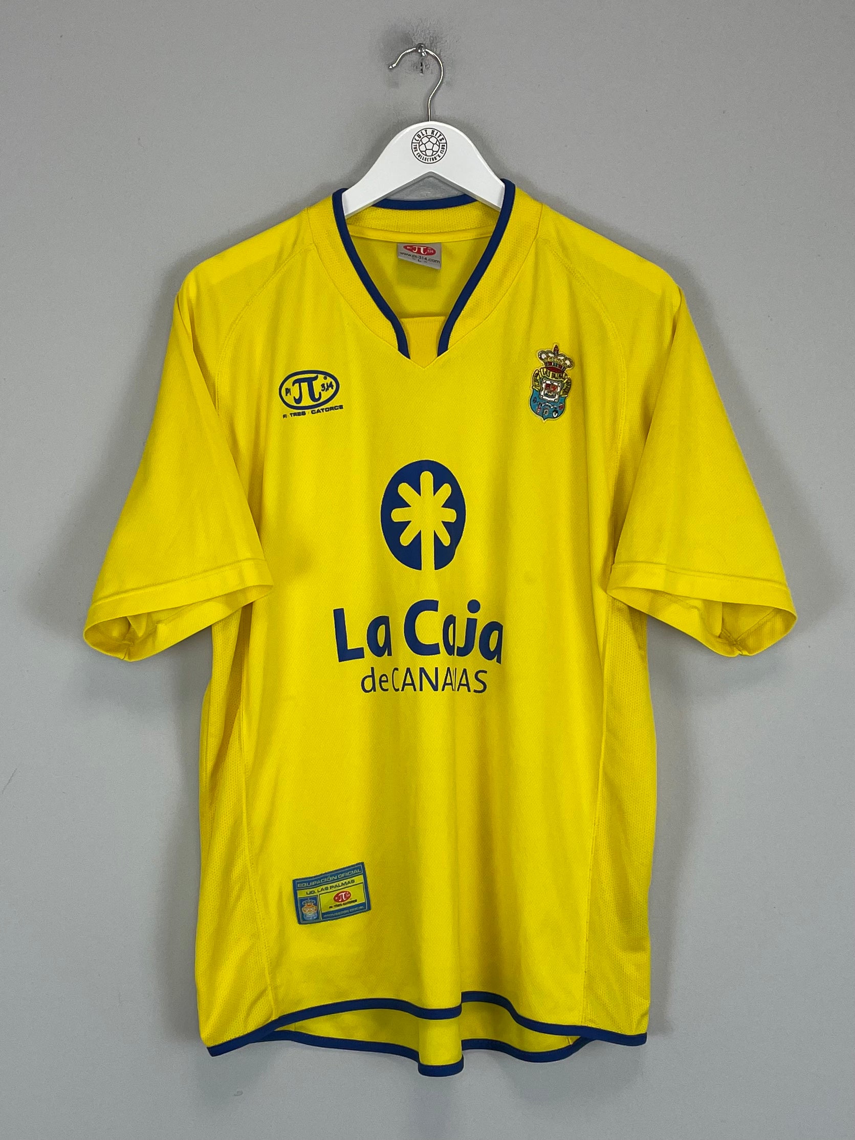 Shop 2004/05 LAS PALMAS HOME SHIRT (L) PI, classic football shirts, vintage football shirts & retro soccer jerseys at Cult Kits