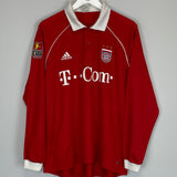 2005/06 BAYERN MUNICH ISMAEL #25 *MATCH ISSUE* L/S HOME SHIRT (L) ADIDAS