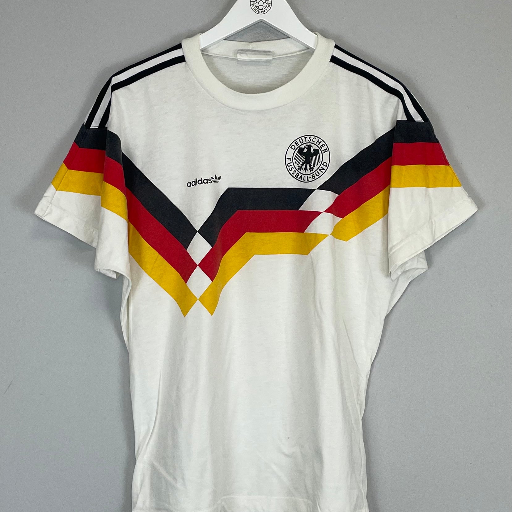 Shop 1990 GERMANY T-SHIRT (M) ADIDAS, classic football shirts, vintage football shirts & retro soccer jerseys at Cult Kits