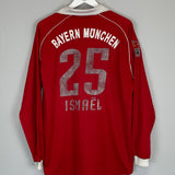 2005/06 BAYERN MUNICH ISMAEL #25 *MATCH ISSUE* L/S HOME SHIRT (L) ADIDAS