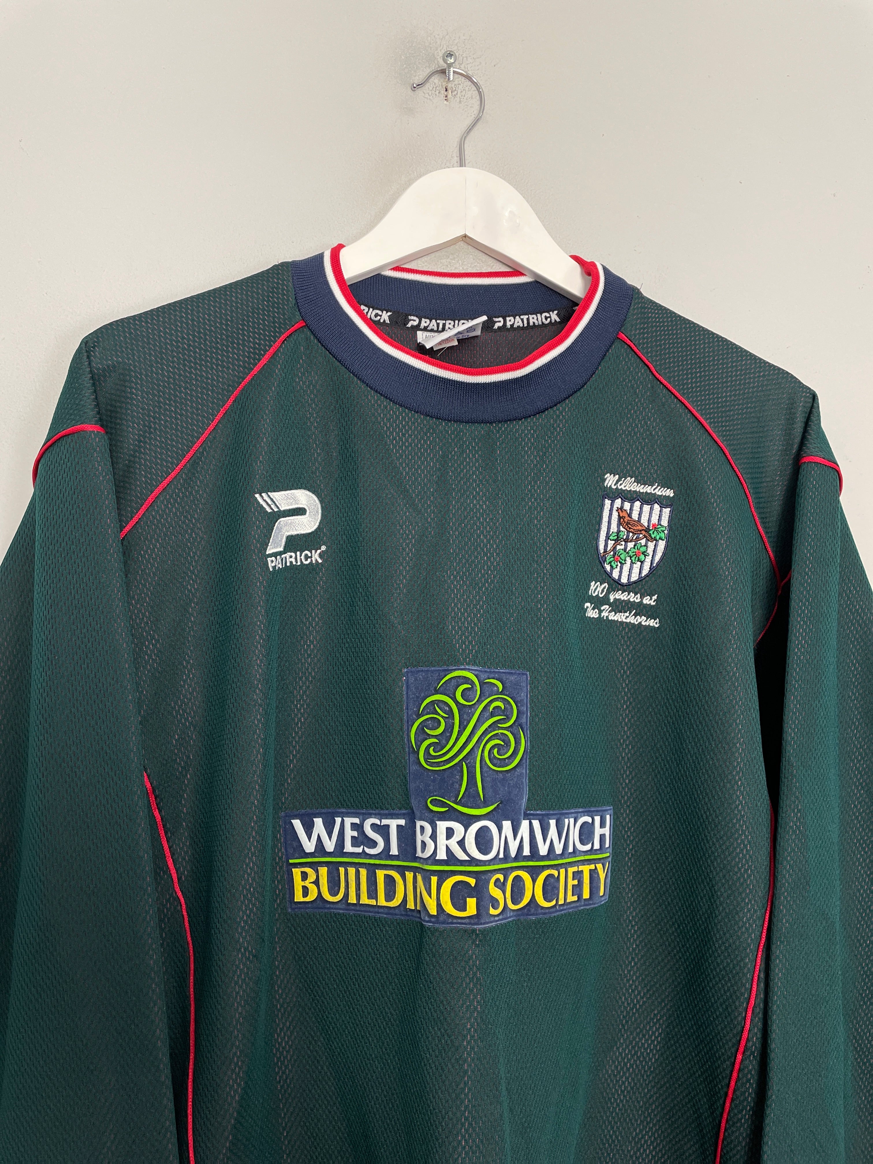 Shop 2000/01 WEST BROM GK SHIRT (XL) PATRICK, classic football shirts, vintage football shirts & retro soccer jerseys at Cult Kits