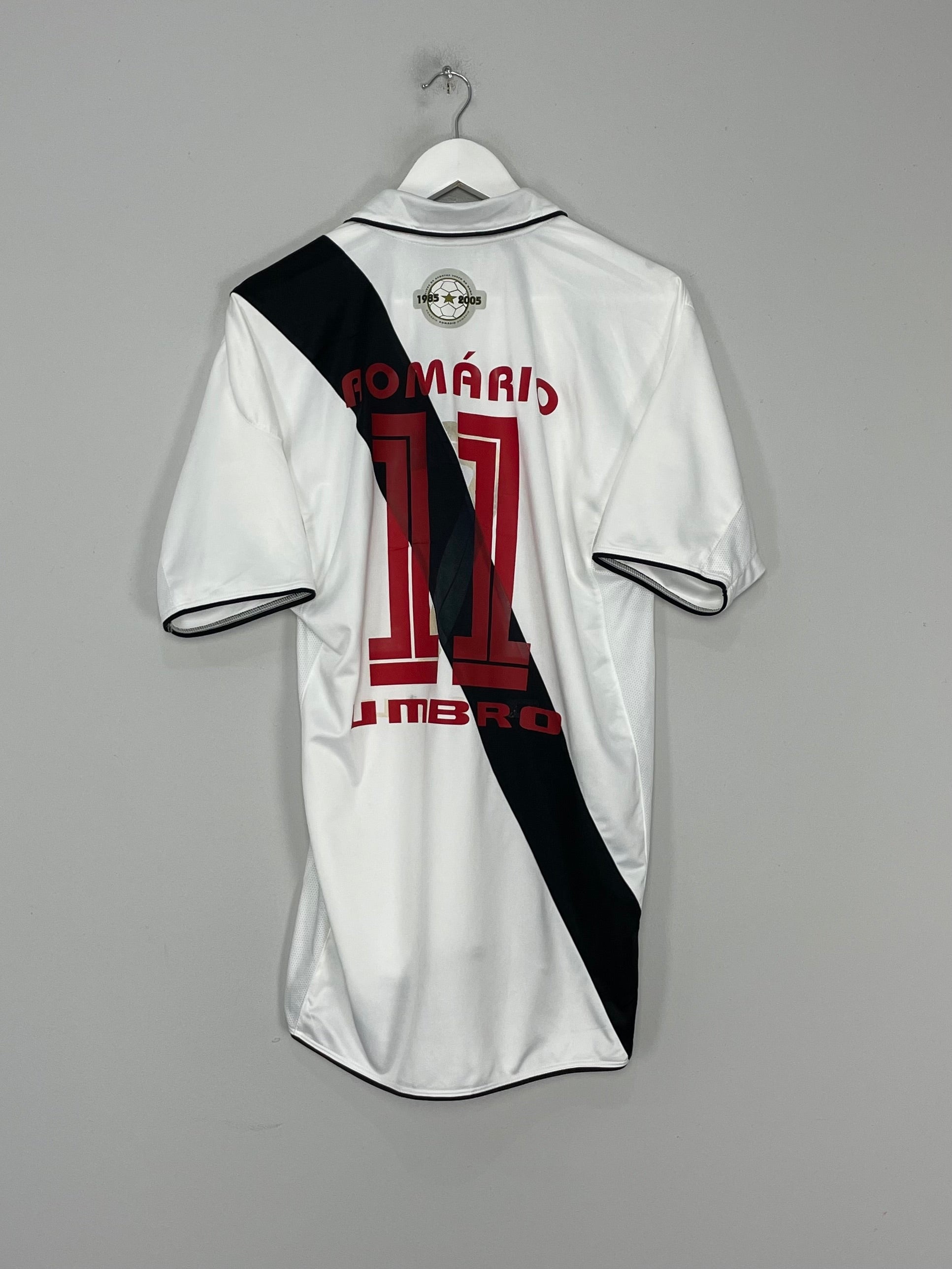 Shop 2004 VASCO DA GAMA ROMARIO #11 AWAY SHIRT (L) UMBRO, classic football shirts, vintage football shirts & retro soccer jerseys at Cult Kits