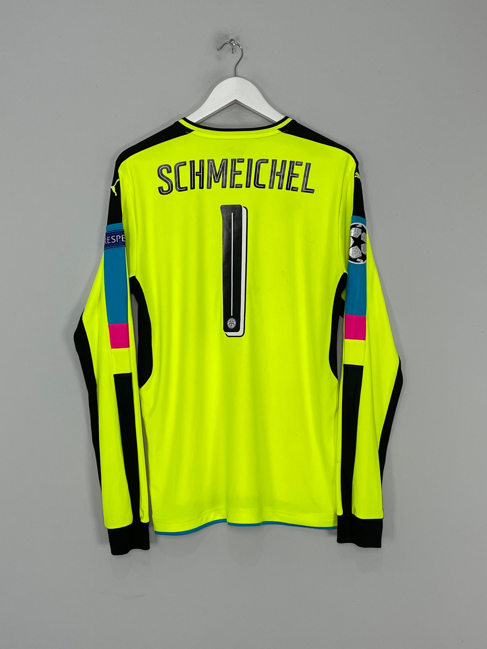 Shop 2016/17 LEICESTER CITY SCHMEICHEL #1 C/L GK SHIRT (L) PUMA, classic football shirts, vintage football shirts & retro soccer jerseys at Cult Kits