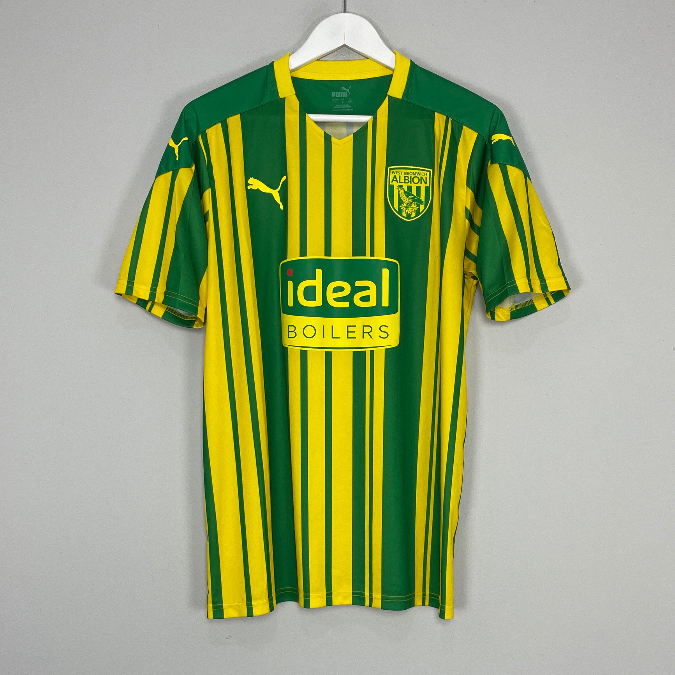 Shop 2020/21 WEST BROM AWAY SHIRT (L) PUMA, classic football shirts, vintage football shirts & retro soccer jerseys at Cult Kits