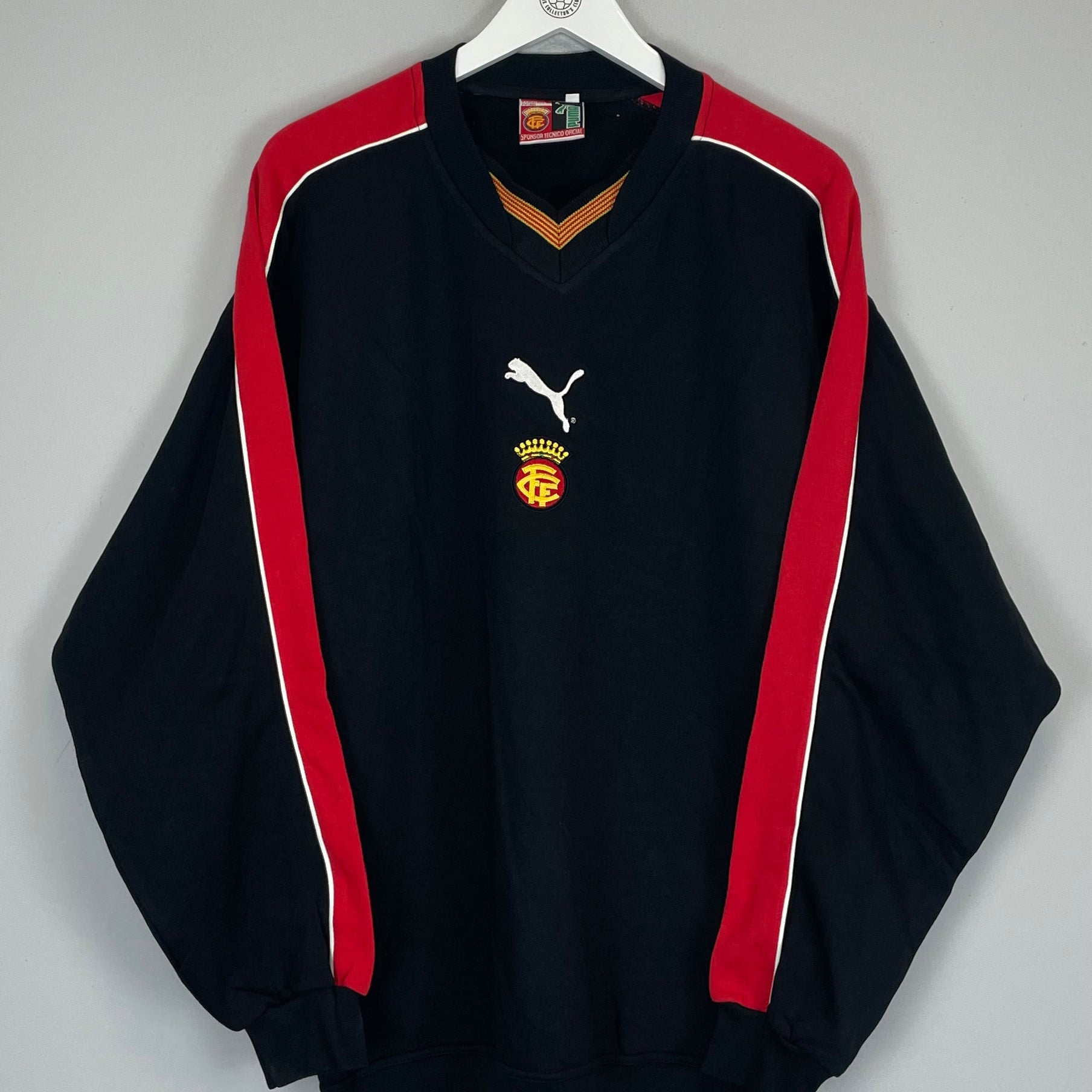 Shop 1998/99 CATALUNYA JUMPER (XL) PUMA, classic football shirts, vintage football shirts & retro soccer jerseys at Cult Kits