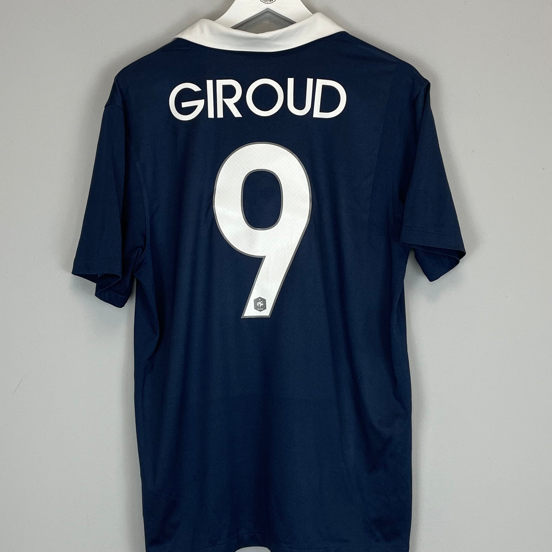 Shop 2014/15 FRANCE GIROUD #9 HOME SHIRT (L) NIKE, classic football shirts, vintage football shirts & retro soccer jerseys at Cult Kits
