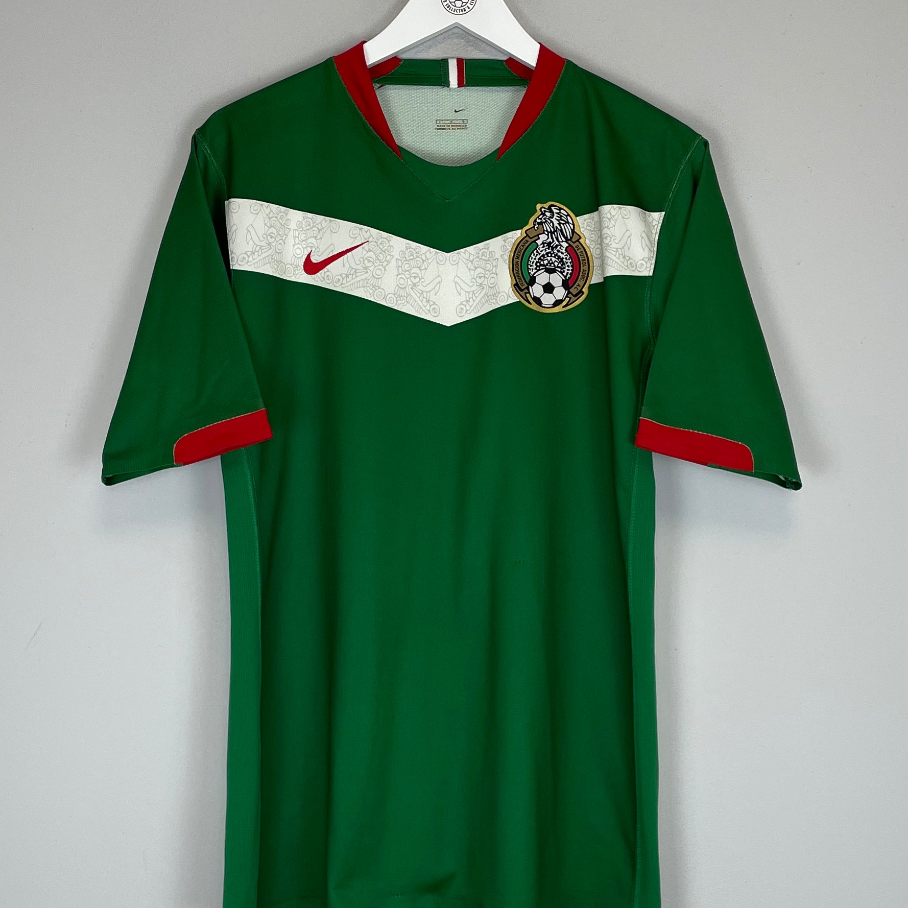 Buy 2006/07 MEXICO 16 *PLAYER ISSUE* HOME SHIRT (L) NIKE ~ Free worldwide shipping available ~ Authentic Vintage Football Shirts from Cult Kits