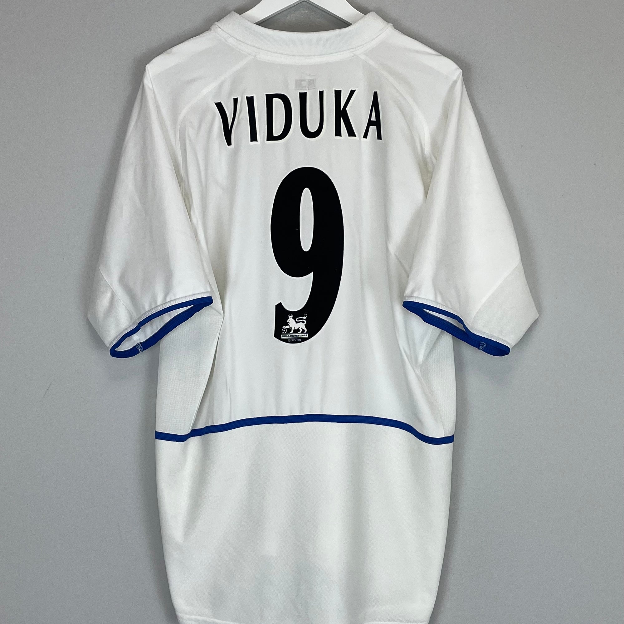 2002/03 LEEDS UNITED VIDUKA #9 HOME SHIRT (XL) NIKE – Cult Kits