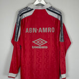 Shop 1998/99 AJAX TRAINING SHIRT (XL) UMBRO, classic football shirts, vintage football shirts & retro soccer jerseys at Cult Kits