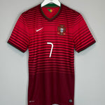 Shop 2014/15 PORTUGAL RONALDO #7 HOME SHIRT (S) NIKE, classic football shirts, vintage football shirts & retro soccer jerseys at Cult Kits