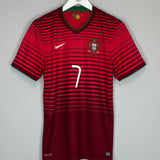 Shop 2014/15 PORTUGAL RONALDO #7 HOME SHIRT (S) NIKE, classic football shirts, vintage football shirts & retro soccer jerseys at Cult Kits