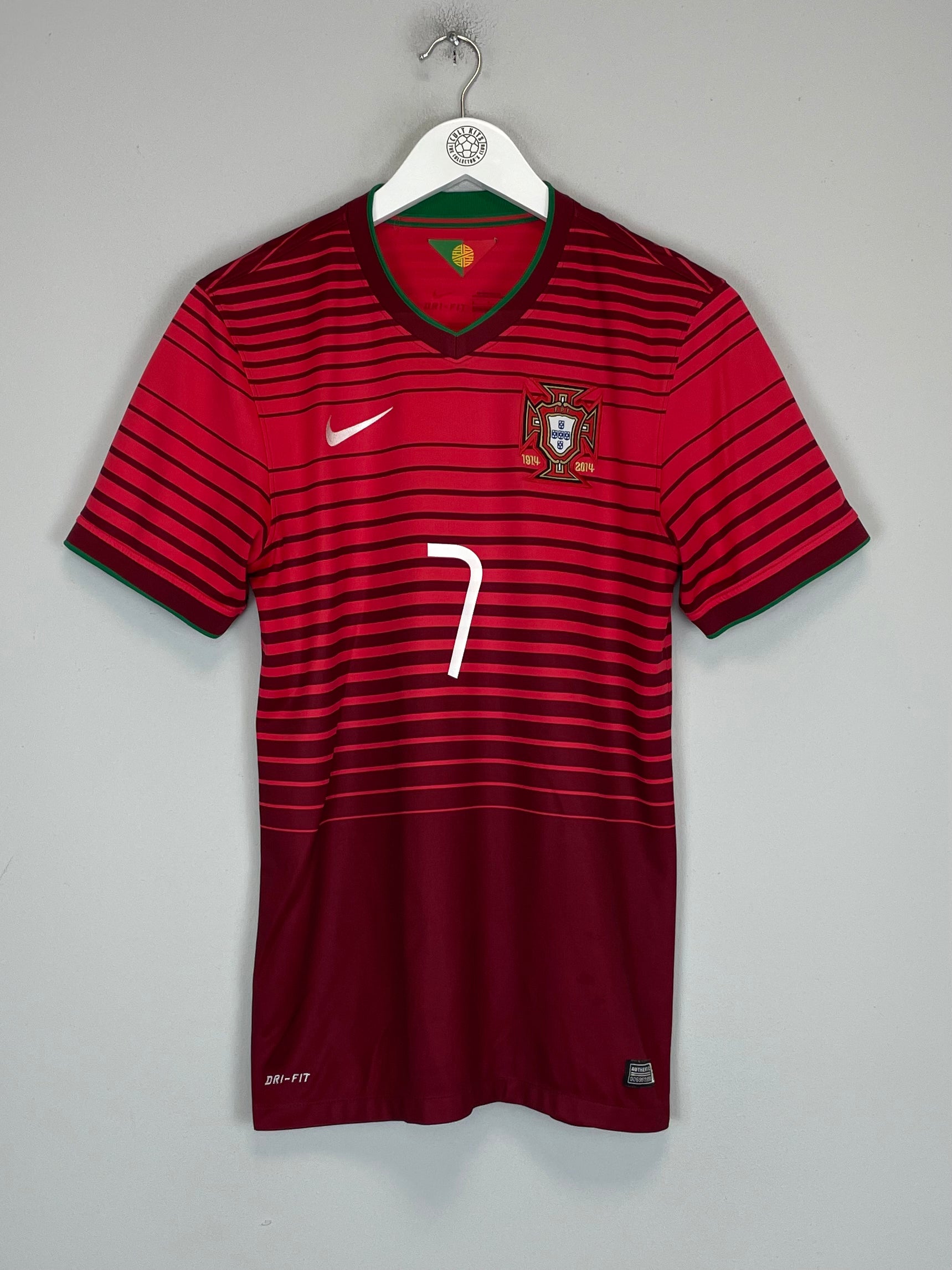 Shop 2014/15 PORTUGAL RONALDO #7 HOME SHIRT (S) NIKE, classic football shirts, vintage football shirts & retro soccer jerseys at Cult Kits