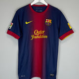 2012/13 BARCELONA MESSI #10 HOME SHIRT (M) NIKE