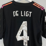 2021/22 JUVENTUS DE LIGT #4 C/L AWAY SHIRT (XL) ADIDAS