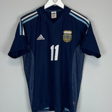 2002/04 ARGENTINA VERON #11 AWAY SHIRT (S) ADIDAS