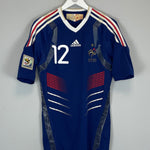Shop 2009/10 FRANCE HENRY #12 *PLAYER ISSUE* HOME SHIRT (M) ADIDAS, classic football shirts, vintage football shirts & retro soccer jerseys at Cult Kits