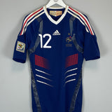Shop 2009/10 FRANCE HENRY #12 *PLAYER ISSUE* HOME SHIRT (M) ADIDAS, classic football shirts, vintage football shirts & retro soccer jerseys at Cult Kits