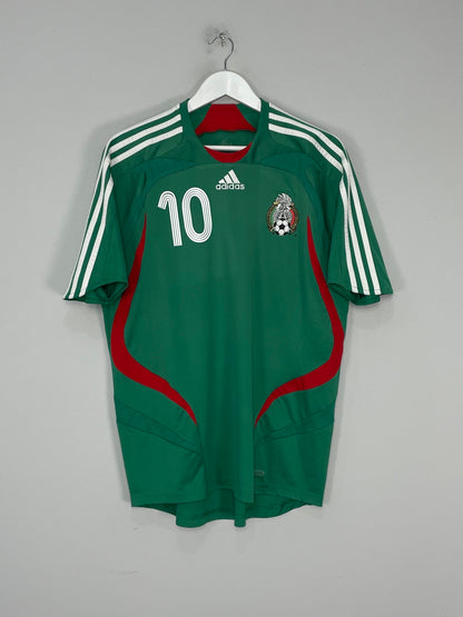 2007/08 MEXICO C.BLANCO #10 HOME SHIRT (L) ADIDAS