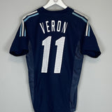 2002/04 ARGENTINA VERON #11 AWAY SHIRT (S) ADIDAS