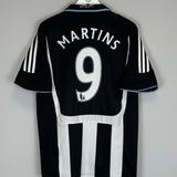 2007/09 NEWCASTLE UNITED MARTINS #9 HOME SHIRT (L) ADIDAS