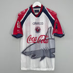 Shop 1998/99 TIBURONES ROJOS AWAY SHIRT (M) ATLETICA, classic football shirts, vintage football shirts & retro soccer jerseys at Cult Kits