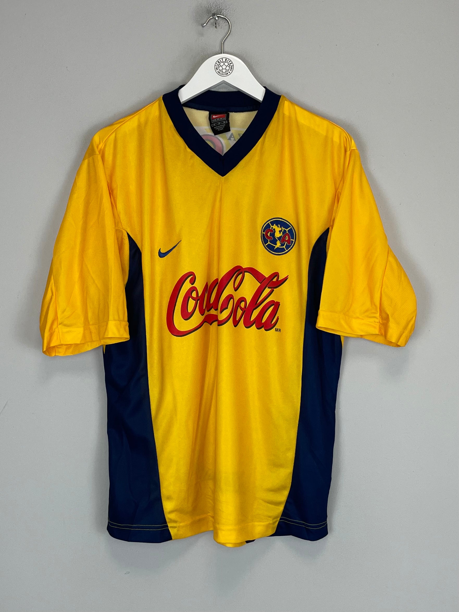 Shop 2000/01 CLUB AMERICA L.HERNANDEZ #15 HOME SHIRT (M) NIKE, classic football shirts, vintage football shirts & retro soccer jerseys at Cult Kits