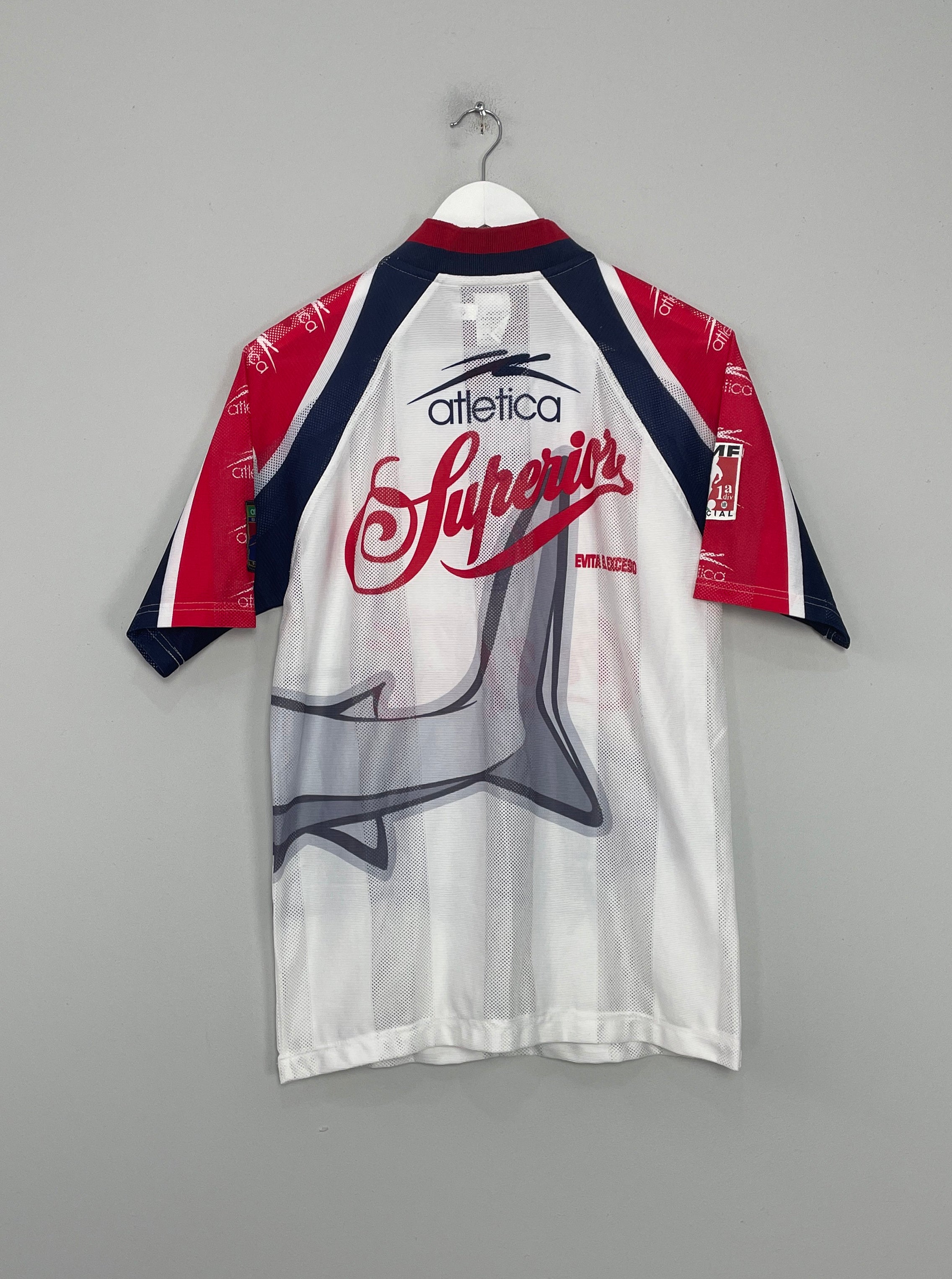 Shop 1998/99 TIBURONES ROJOS AWAY SHIRT (M) ATLETICA, classic football shirts, vintage football shirts & retro soccer jerseys at Cult Kits