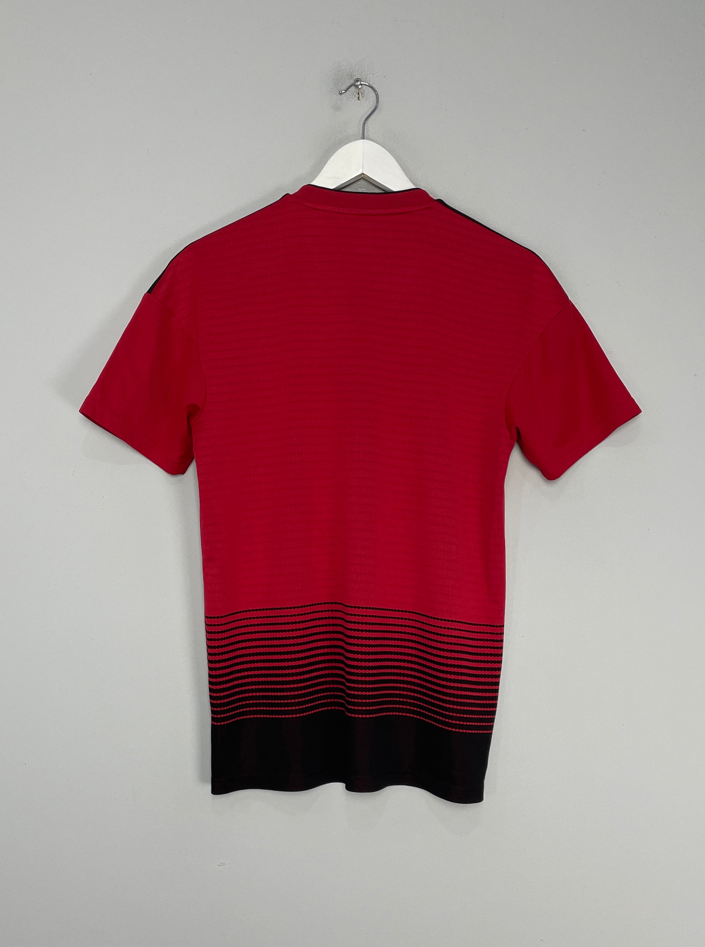 Shop 2018/19 MANCHESTER UNITED HOME SHIRT (S) ADIDAS, classic football shirts, vintage football shirts & retro soccer jerseys at Cult Kits