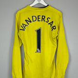 Shop 2008/09 MANCHESTER UNITED VAN DER SAR #1 GK SHIRT (M) NIKE, classic football shirts, vintage football shirts & retro soccer jerseys at Cult Kits