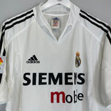 2004/05 REAL MADRID RONALDO #9 HOME SHIRT (L) ADIDAS