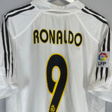 2004/05 REAL MADRID RONALDO #9 HOME SHIRT (L) ADIDAS