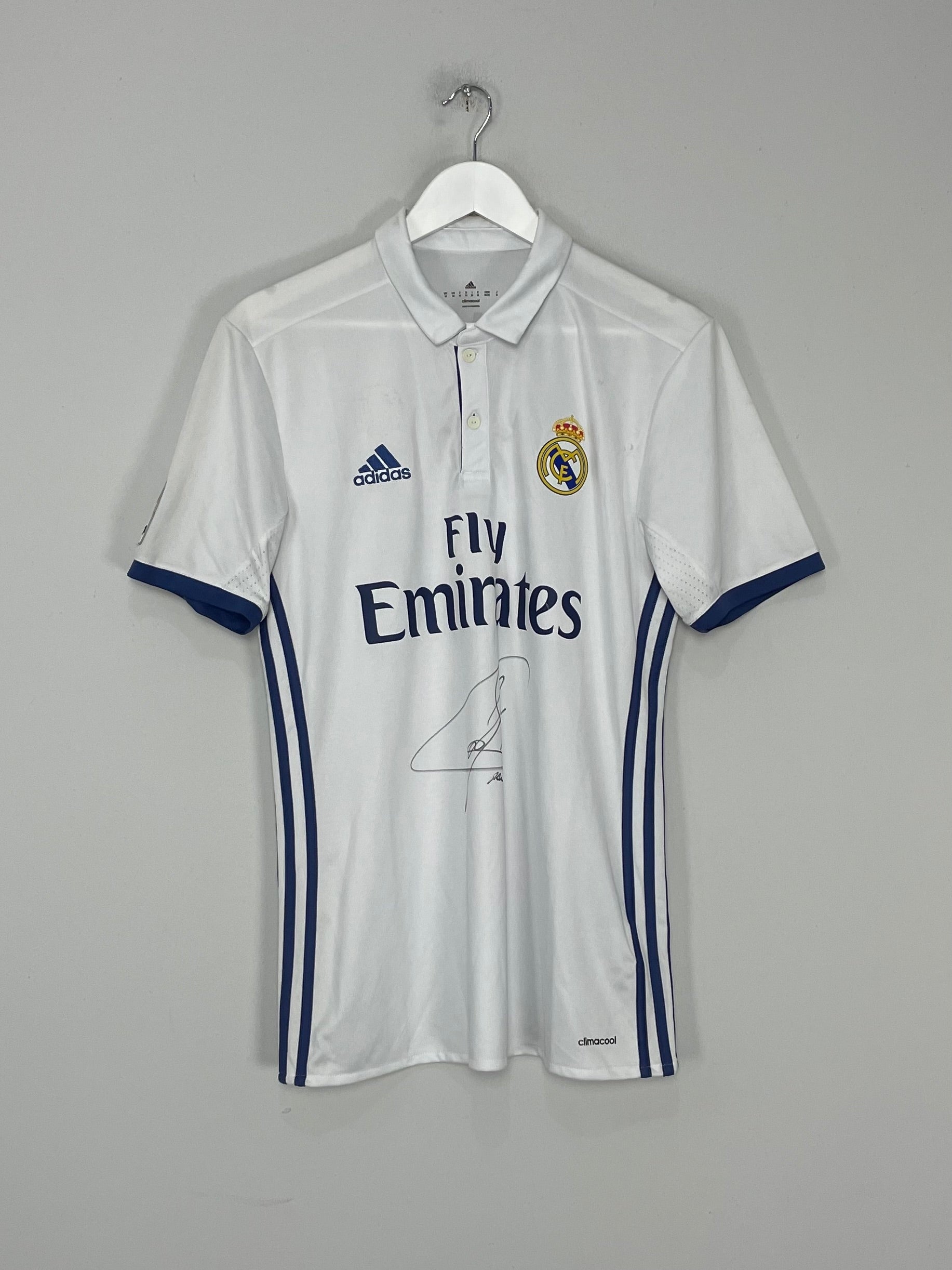Shop 2016/17 REAL MADRID RAUL #7 *SIGNED* HOME SHIRT (M) ADIDAS, classic football shirts, vintage football shirts & retro soccer jerseys at Cult Kits