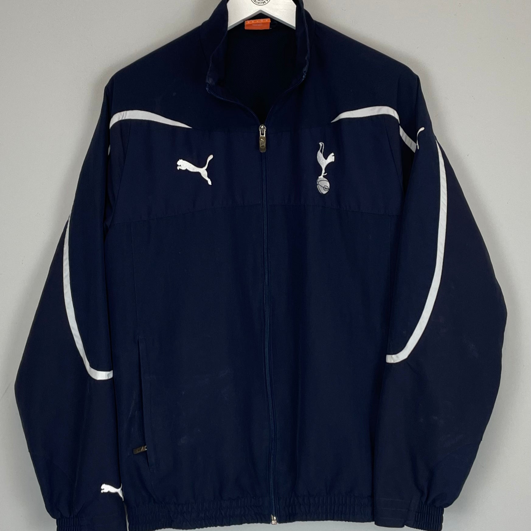 Shop 2009/10 TOTTENHAM TRACK JACKET (M) PUMA, classic football shirts, vintage football shirts & retro soccer jerseys at Cult Kits