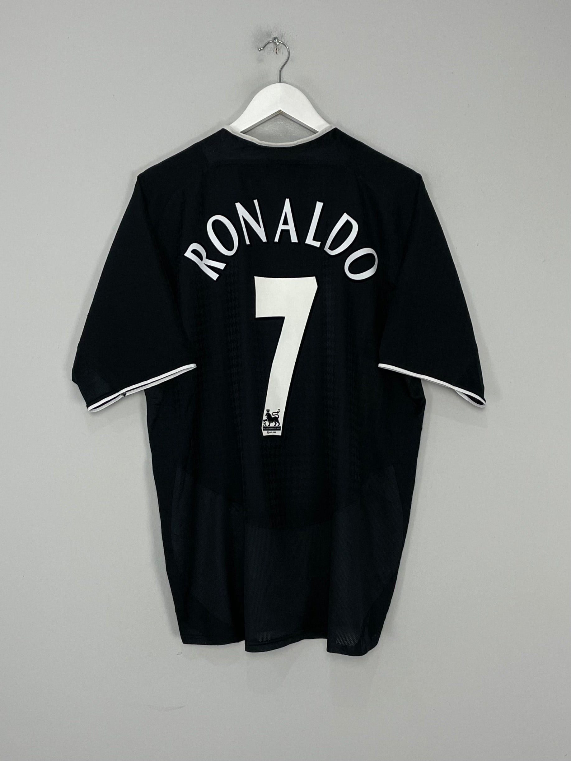 Shop 2003/05 MANCHESTER UNITED RONALDO #7 AWAY SHIRT (L) NIKE, classic football shirts, vintage football shirts & retro soccer jerseys at Cult Kits