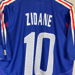 Shop 2004/06 FRANCE ZIDANE #10 HOME SHIRT (XL) ADIDAS, classic football shirts, vintage football shirts & retro soccer jerseys at Cult Kits