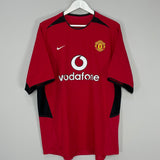 Shop 2002/04 MANCHESTER UNITED RONALDO #7 HOME SHIRT (XL) NIKE, classic football shirts, vintage football shirts & retro soccer jerseys at Cult Kits