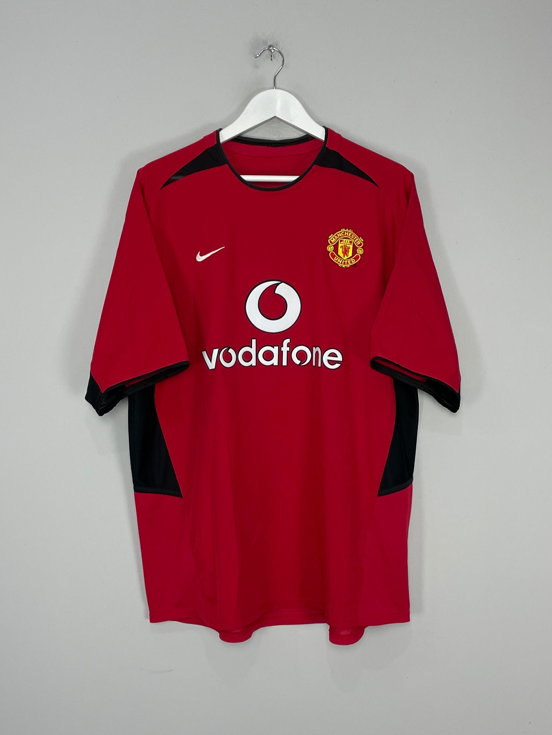 Shop 2002/04 MANCHESTER UNITED RONALDO #7 HOME SHIRT (XL) NIKE, classic football shirts, vintage football shirts & retro soccer jerseys at Cult Kits