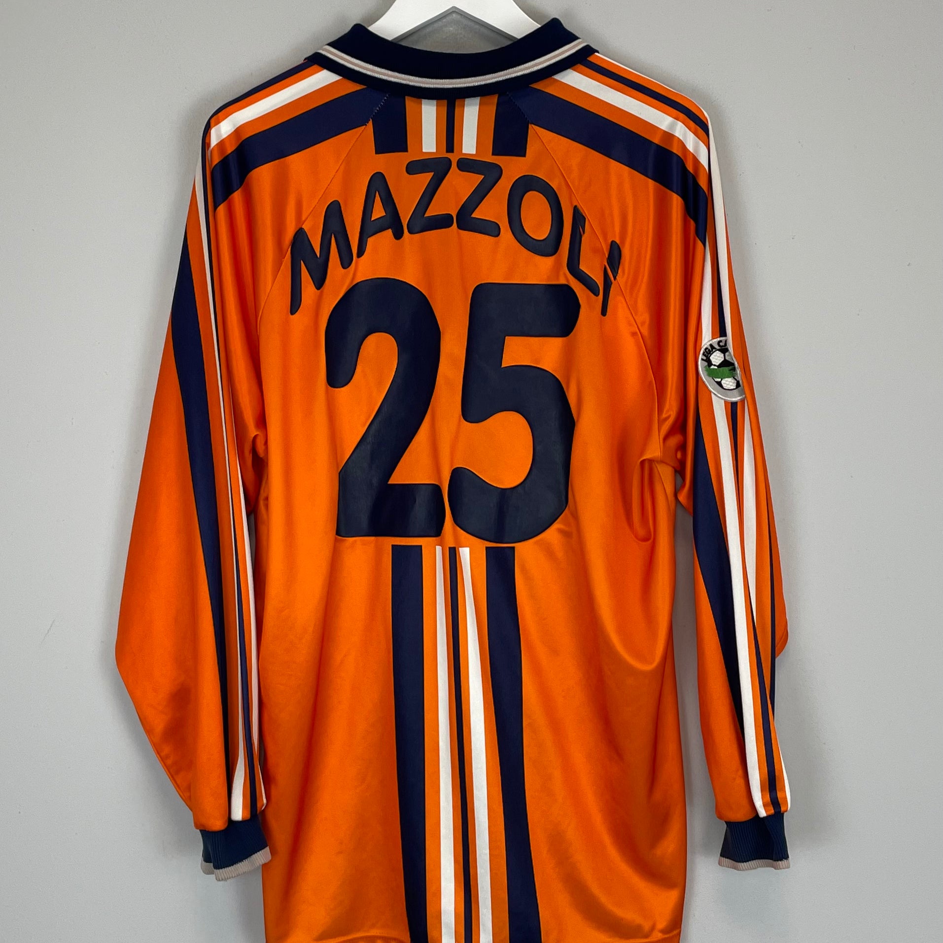 Shop 1999/00 PISTOIESE MAZZOLI #25 *MATCH ISSUE* L/S HOME SHIRT (XXL) ERREA, classic football shirts, vintage football shirts & retro soccer jerseys at Cult Kits