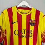 Shop 2013/15 BARCELONA ALEXIS #9 *BNWT* AWAY SHIRT (L) NIKE, classic football shirts, vintage football shirts & retro soccer jerseys at Cult Kits