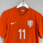 Shop 2014/15 NETHERLANDS ROBBEN #11 HOME SHIRT (M) NIKE, classic football shirts, vintage football shirts & retro soccer jerseys at Cult Kits