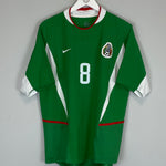 Shop 2003/04 MEXICO P.PARDO #8 HOME SHIRT (L) NIKE, classic football shirts, vintage football shirts & retro soccer jerseys at Cult Kits