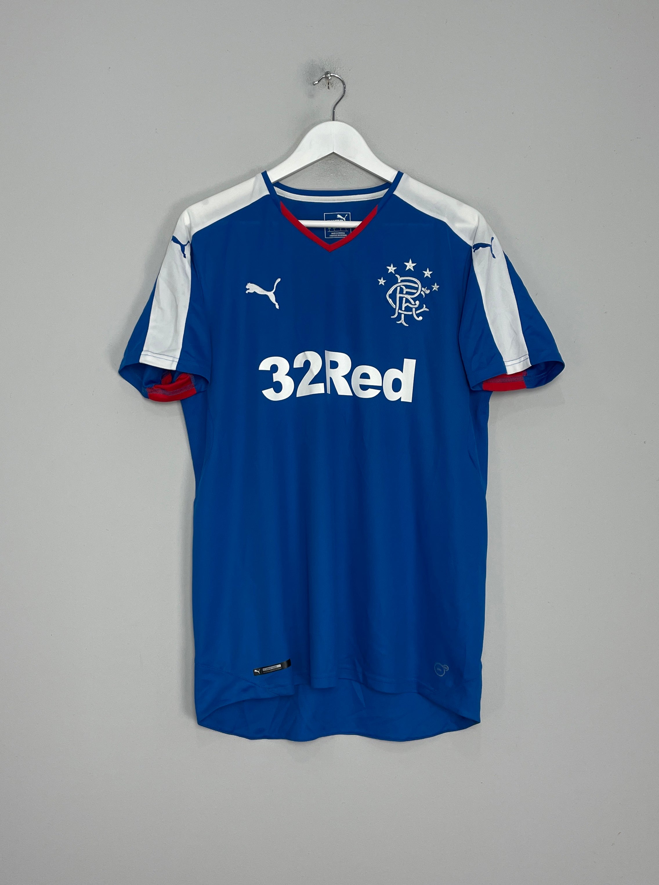 Shop 2015/16 RANGERS HOME SHIRT (L) PUMA, classic football shirts, vintage football shirts & retro soccer jerseys at Cult Kits